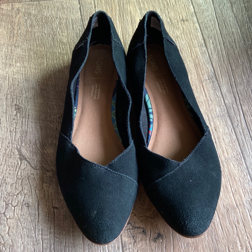Toms Suede Pointed Toe Flats